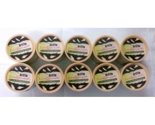 20 Spools x GRIFFIN GREEN - Eyebrow Facial Face Threading Hair Removal Remover Cotton Thread